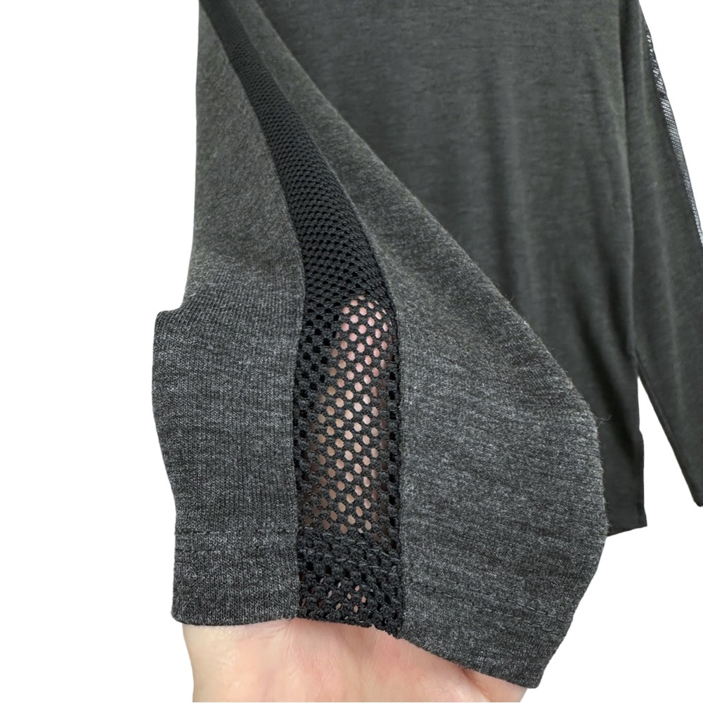 RBX Long Sleeve Vented Fishnet Mesh Jersey Knit Workout Athletic Base Layer Top - Picture 4 of 10